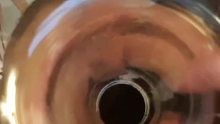 POV - inside anal view test - horny husbands dirty cuckold wet ass hole looks like vagina