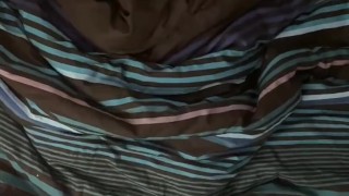 teen in bed the morning cum