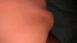 Fingering my tight pussy under the covers