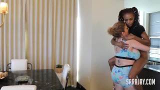 Thick Cougar Sara Jay and Hot Xerlena Get Stuffed With Meat!