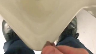 I Was Almost Caught By A Coworker As I Was Filming Myself Pissing At The Urinal