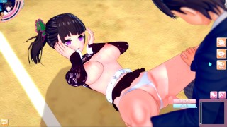 【エロゲーコイカツ！】鬼滅の刃 栗花落香奈乎3DCG巨乳アニメ動画[Hentai Game Koikatsu! Demon Slayer Kanao Tsuyuri(Anime 3DCG Video)