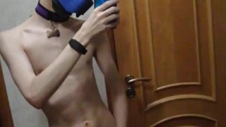 Jerking off in puppy play