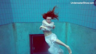 Diana Zelenkina enjoys swimming naked