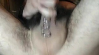 Plague mask riding dildo to handsfree orgasm