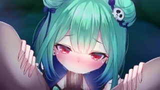 anime girl pov blowjob