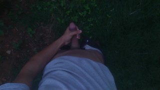 couldn't wait to get home, had to jerk off in a random place.