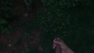 couldn't wait to get home, had to jerk off in a random place.