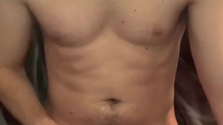 Playing with my foreskin and getting hard