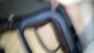 The office-chair gets fucked again
