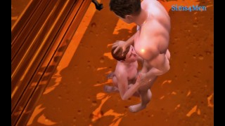 Twink's first sex party - SIMS 4