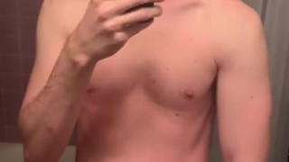 Jerking off my hard cock 