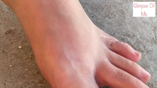 Feet and Guava fruit (feet fetish)👣 - GlimpseOfMe