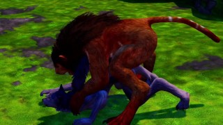 Furry yiff footjob | Love wild life