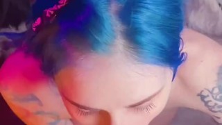 POV: Shy Goth Girlfriend Wants Your Cum On Her Face for the First Time