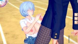 【エロゲーコイカツ！】エヴァンゲリオン 綾波レイ 3DCG巨乳アニメ動画Hentai Game Koikatsu! Evangelion Ayanami Rei(Anime 3DCG V