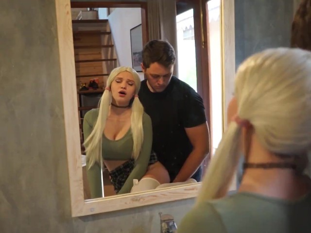 Young Blonde Fucked Hard - Sucked on a Dare and Was Fucked Hard by a Young Blonde in a School Uniform  and Moans Loudly - Free Porn Videos - YouPorn
