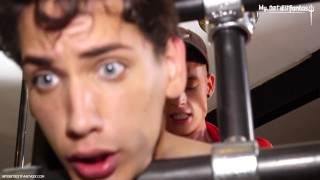 TWINK MONSTER COCK uses his Czech as his boy toy ruining his HOLE