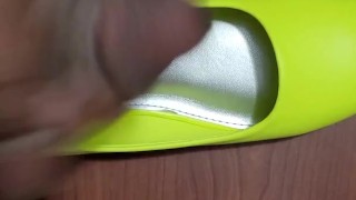 Cum on neon flats
