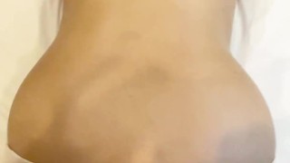 【個人撮影】パンツずらし正常位→バック→中出し！
