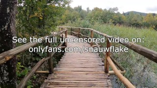 Risky Outdoor Sex - Bareback Lakeside Fuck For Snauwflake