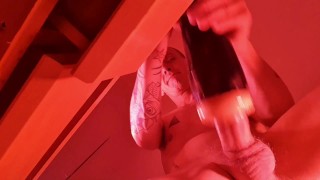 Body shaking pussy Creampie