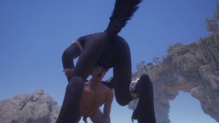 Rahn the Wolf Gets a Blow Job from Cute Gay Guy / Wild Life Furries