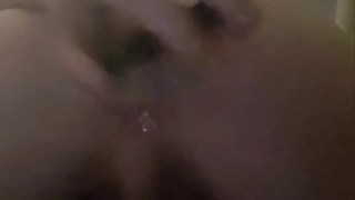 Sissy slut fucking ass with a hairbrush