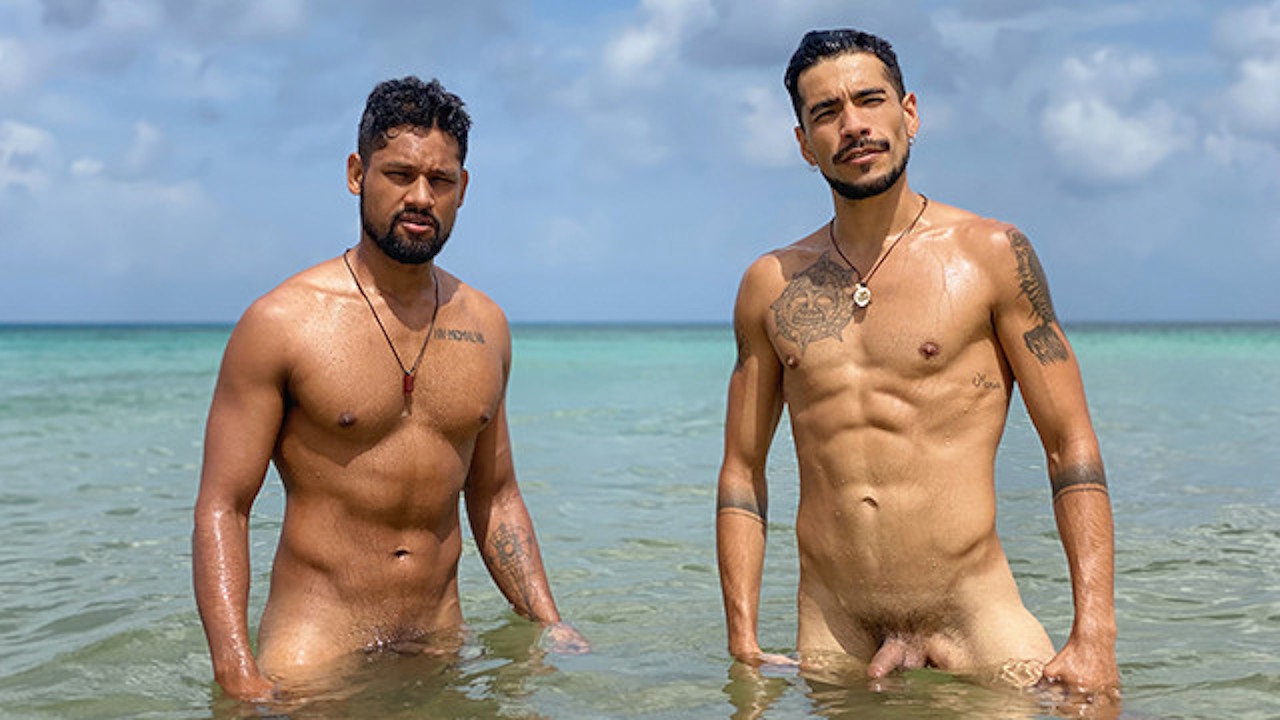 Latin Leche - Sexy Latin Hunks Find A Secluded Spot By The Beach To Get  Naked And Naughty