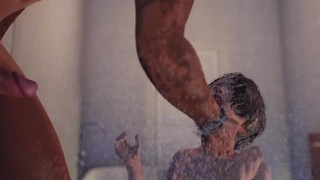 SECOND LIFE: Amanda decided to help after catching me wanking in the shower.