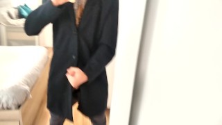 Elegant Man Masturbates His Big Fat Dick and Empties His Cum In Front Of The Mirror