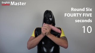 ELM Games Throat Training Rubber Master instructs you to use a big dildo in your throat PREVIEW