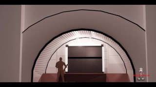 Squid Game but the front man rubs his dick all over player 67 for a special game 3d