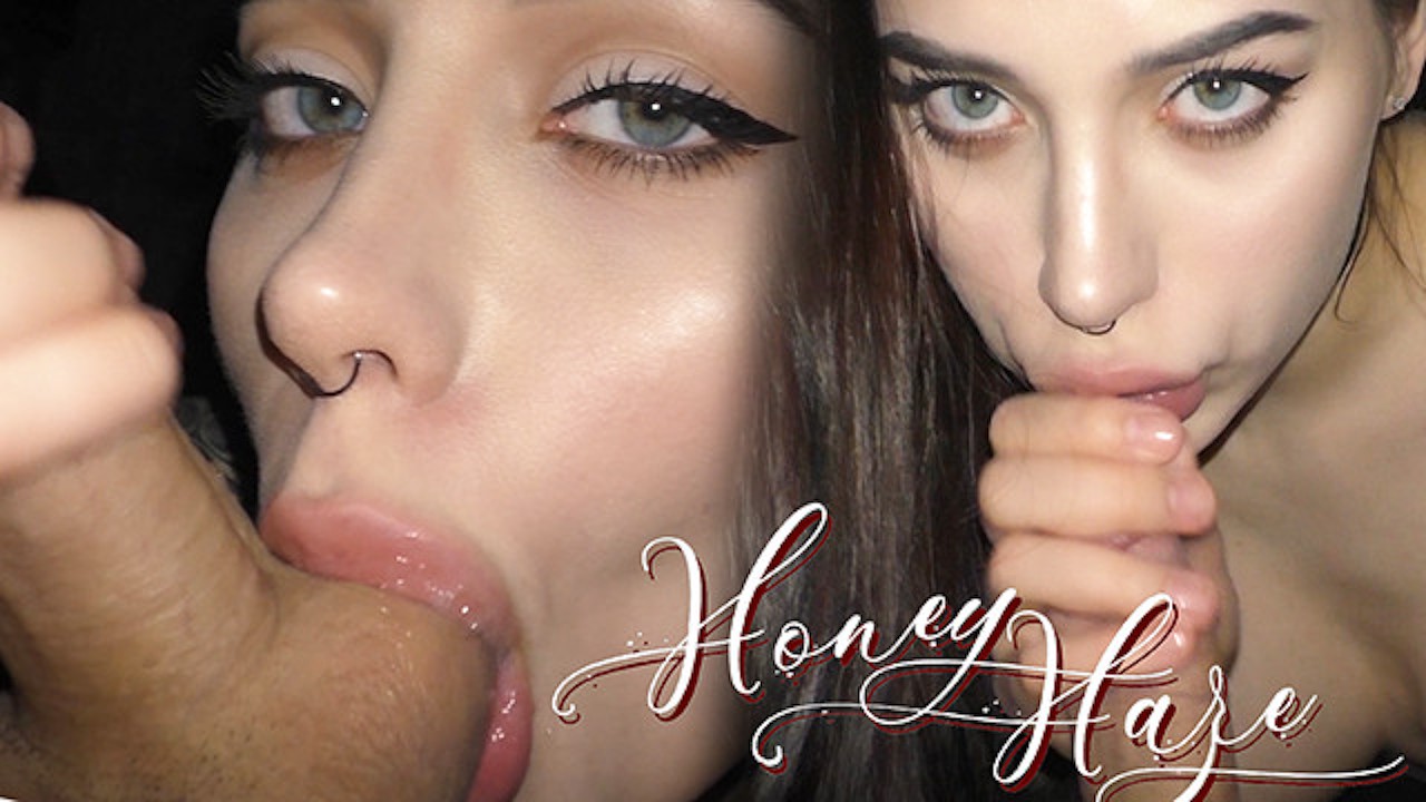 Умопомрачительная Honey Haze берёт в рот большой пенис Умопомрачительная Honey Haze берёт в рот большой пенис