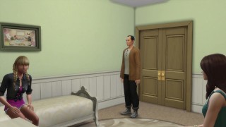 Mega Sims- Stranger fucks cheating wife, and her daughter (Sims 4)