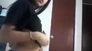 En mi habitación muy caliente 