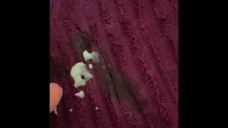 Came three times in ten minutes then licked it up 