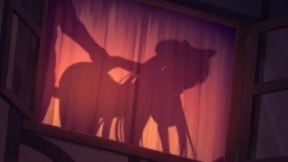 behind curtains fuck