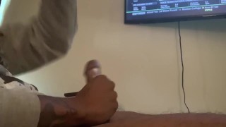 Jacking my Big Black Dick