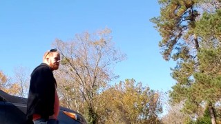 Ginger dick flash!
