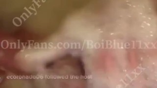BoiBlue11xx / LIVE / Hot Guy showing his dick cumming on Tiktok live Hung Boys