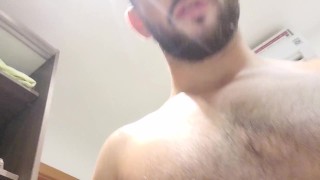 COCKY BRO IN SHORTS DICKLIPS - HAIRY CHESTED ALPHA STUD