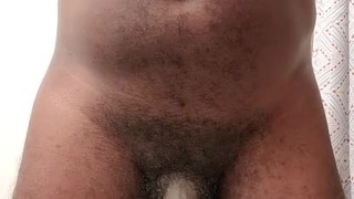 Black cock piss before work