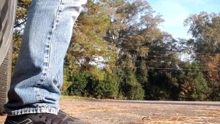 Flashing dick and cruising the park