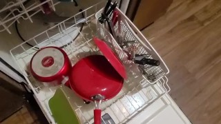 Piss all over the clean dishes before putting them away