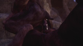 Minotaurs Fuck Each Other Hard (Anal Licking / Big Dick) Furry Porn | Wild Side Furries