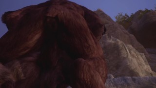Minotaurs Fuck Each Other Hard (Anal Licking / Big Dick) Furry Porn | Wild Side Furries