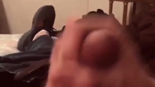Jerking my BIG DICK