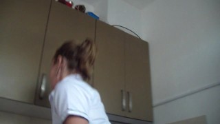 young shy housegirl fucked by her boss