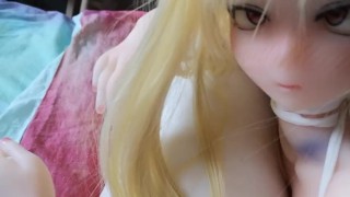 Spanking my sex doll Junie Irokebijin